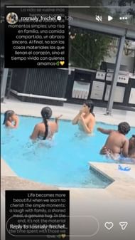 Luis Severino's wife's Instagram story
